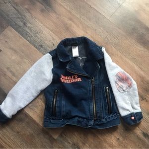Toddler Harley Davidson Jean jacket